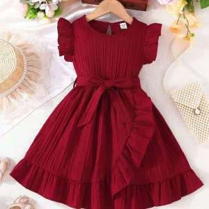 Casual Ruffle Hem Dress