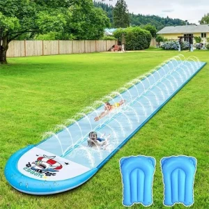 Lawn Water Slide with 2 Bodyboards