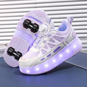 Children Sneakers Boys Girls USB Charging