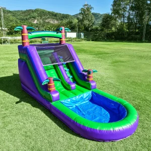 Inflatable water slide